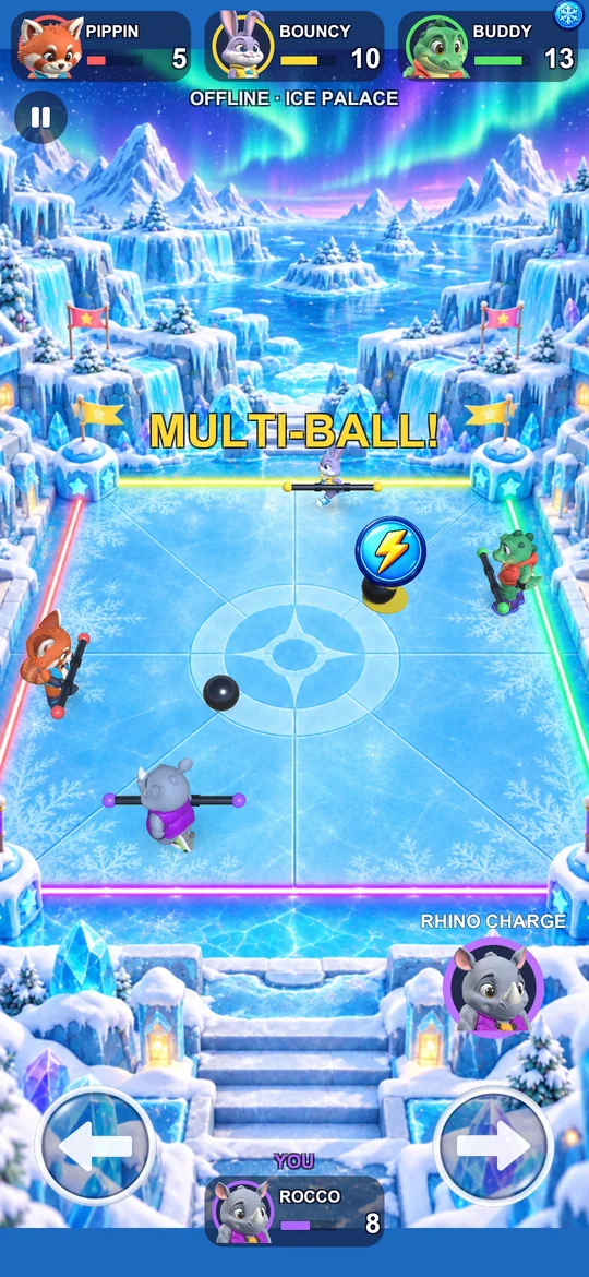 A match in the Ice Palace